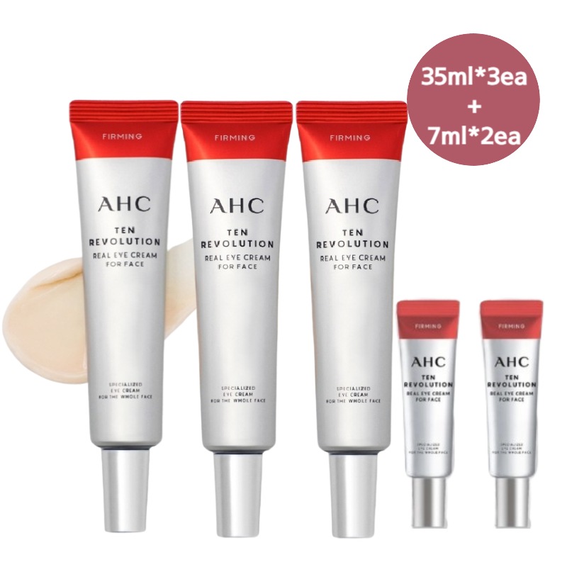 テン レボリューション リアル アイクリーム フォー フェイス 35ml*3ea + 7ml*2ea/韓国1位 アイクリーム/シワ/弾力/リフティング/素早い吸収/保湿/アイスポットケア/ペーショ