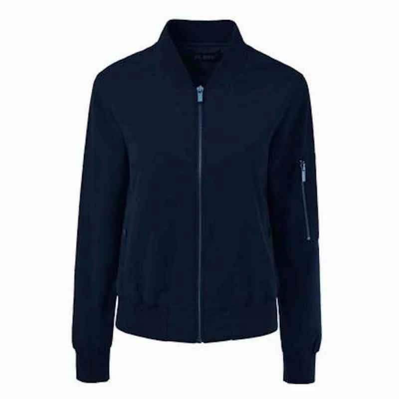 ブルゾン レディース ショート ジャケット スタジャン 冬 きれいめ ジャンパー かっこいい 人気 ウェア 赤 秋 中綿 ビジネス コーデ 防寒 ミリタリージャケット ゴルフ 大きいサイズ 丈 ブラン