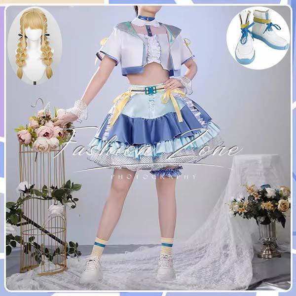 学園アイドルマスター 風 藤田ことね コスプレ衣装 ウィッグ 靴 cosplay ハロウィン 演出服 変装