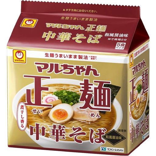 マルちゃん正麺 中華そば 和風醤油味 5食パック ( 105G×5袋×6個 計30個 / ラーメン 袋麺 ) 醤油ラーメン インスタントラーメン ( ノンフライ麺 × 煮干し香る ) 箱買い 東洋水産 4,242円