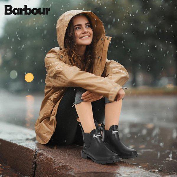 レインブーツ ショート ウィルトン ウェリントン メンズ レディース チェルシー レインブーツ ブーツ ブラック LRF0066BK11