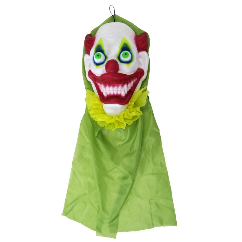 ハンギングアニメイテッドクラウンフェイス 【 吊り物 吊物 吊り下げ 吊り飾り 雑貨 ハロウィン 怖い ホラーハンギング 】