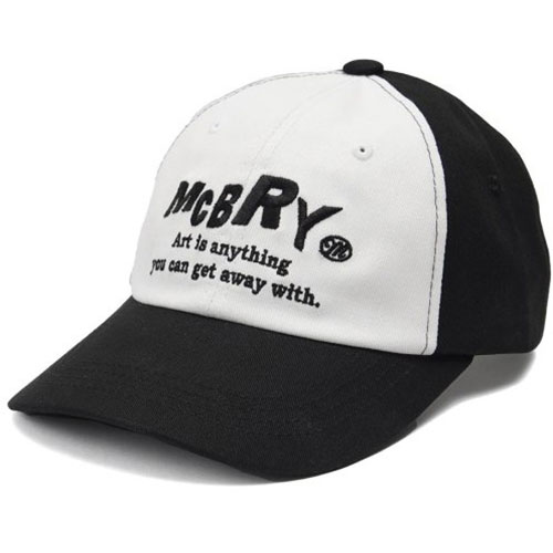 マクバリー 【CAP(キャップ)】 MCBRY LOGO BALL CAP ブラック