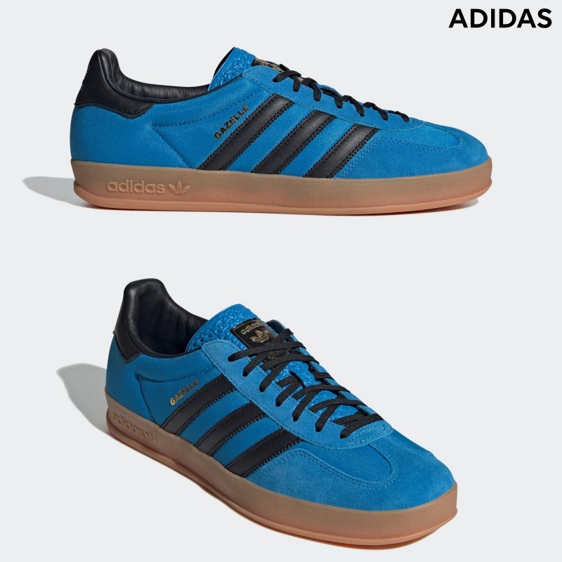 [ADIDAS] アディダス スニーカー ガゼル インドア / GAZELLE INDOOR BLUE/BLACK