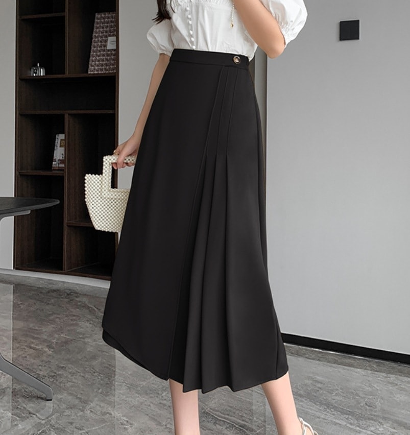 スカート デート モテアイテム フレアスカート ハイウエスト 可愛い きれいめ 上品 おしゃれ かっこいい 可愛い ラブリー キュート ガーリー クール モード系 セクシー エレガント 存在感