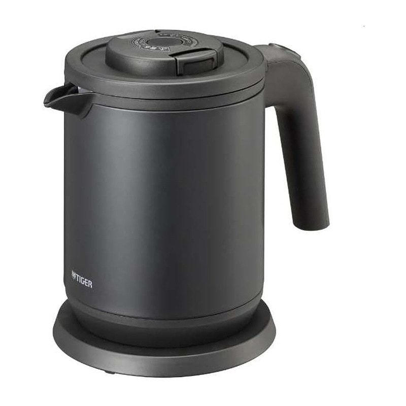 TIGER タイガー PCK-A081-KM 蒸気レス電気ケトル 6SAFE＋ 0.8L マットブラック
