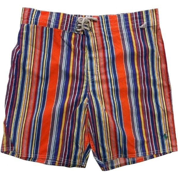 海水パンツ 水着 インナー付き ストライプ オレンジ PR6-088