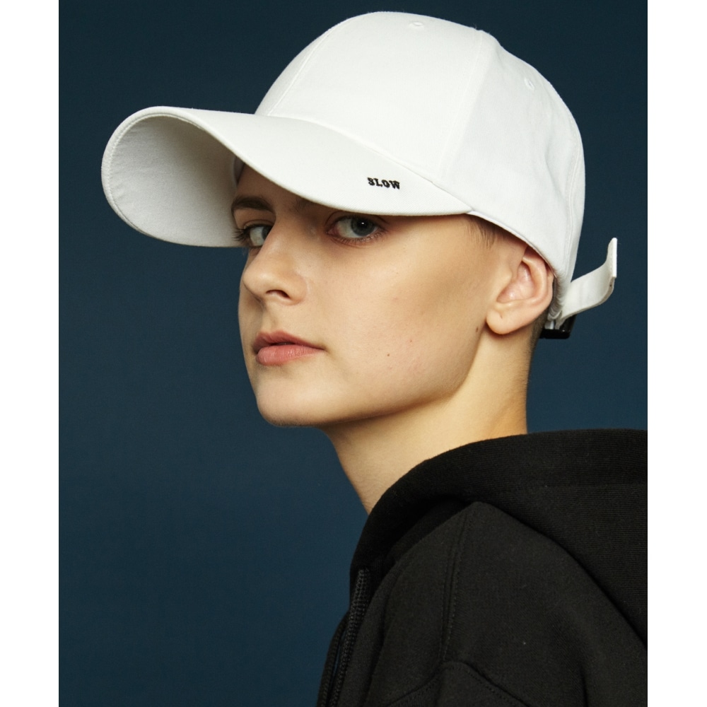 SLOW ACID Xバックルキャップ[ホワイト]