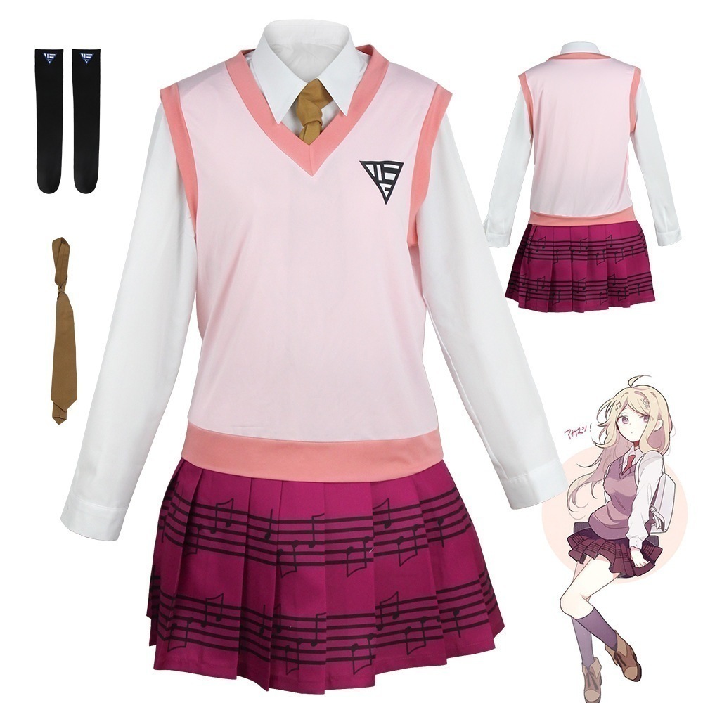 【限定特典】新弾丸論破cos服美女高校生キャンパスjk制服赤松楓コスプレ衣装