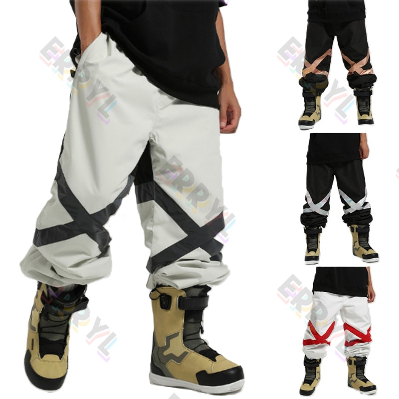 [3日内急速出荷]韓国 スノーボード ウェア パンツ スノーウェア スキーウェア スノボ 切り替え 単品 光反射 防風防水防雪防寒保温通気 耐摩擦 男女兼用 6,879円