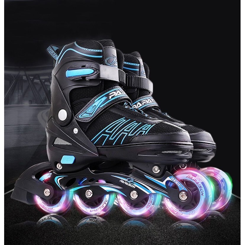 インラインスケート　キッズ ローラースケート ジュニア 初心者　大人 プロ向け　 サイズ調整可能　着