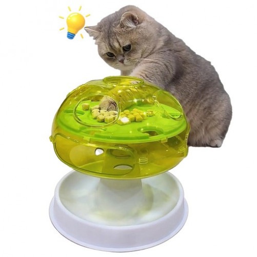 All For Paws猫キノコフードツリースローおもちゃ分離不安スナック飼料給食器