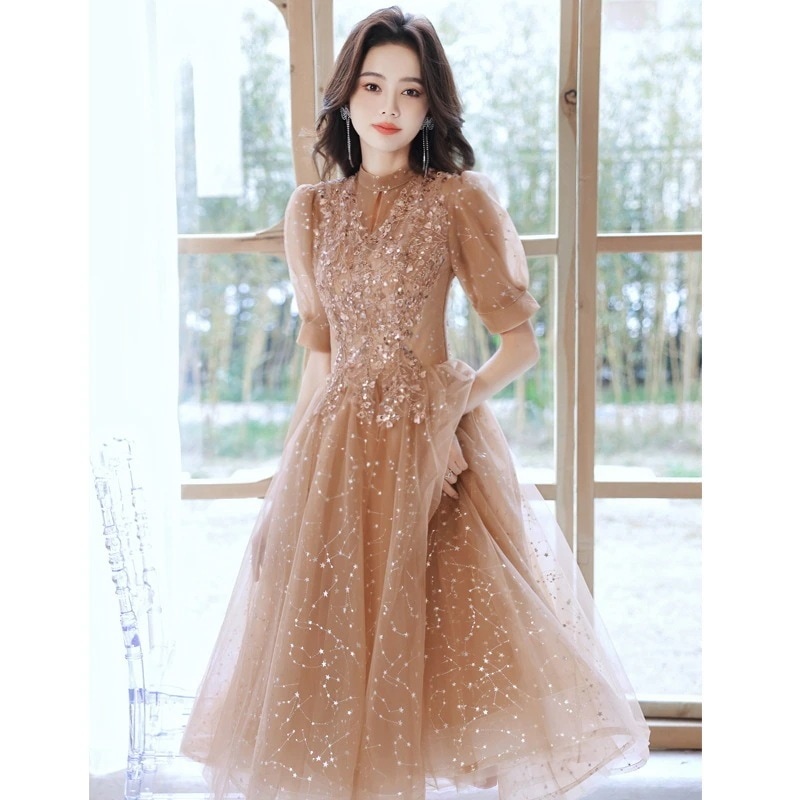 2023作パーティードレス結婚式ワンピース演奏会ドレスウェディングドレス花嫁ロングドレス成人式同窓会発表会卒業式ワンピース