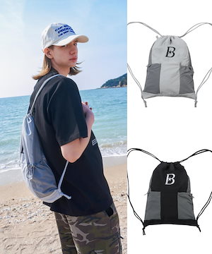 韓国大人気[BAUF] B STAR GYM SACK ジムサック 巾着バッグ Qoo10 BAUF B STAR GYM SACK バッグ