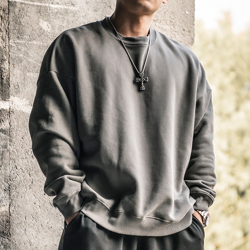 トレーナー 大きいサイズ メンズファッション 秋 冬 プルオーバー スウェット トップス XL 2XL 3XL ゆる ゆったり カジュアル おしゃれ ブラック ブラウン 公園 デート カジュアル