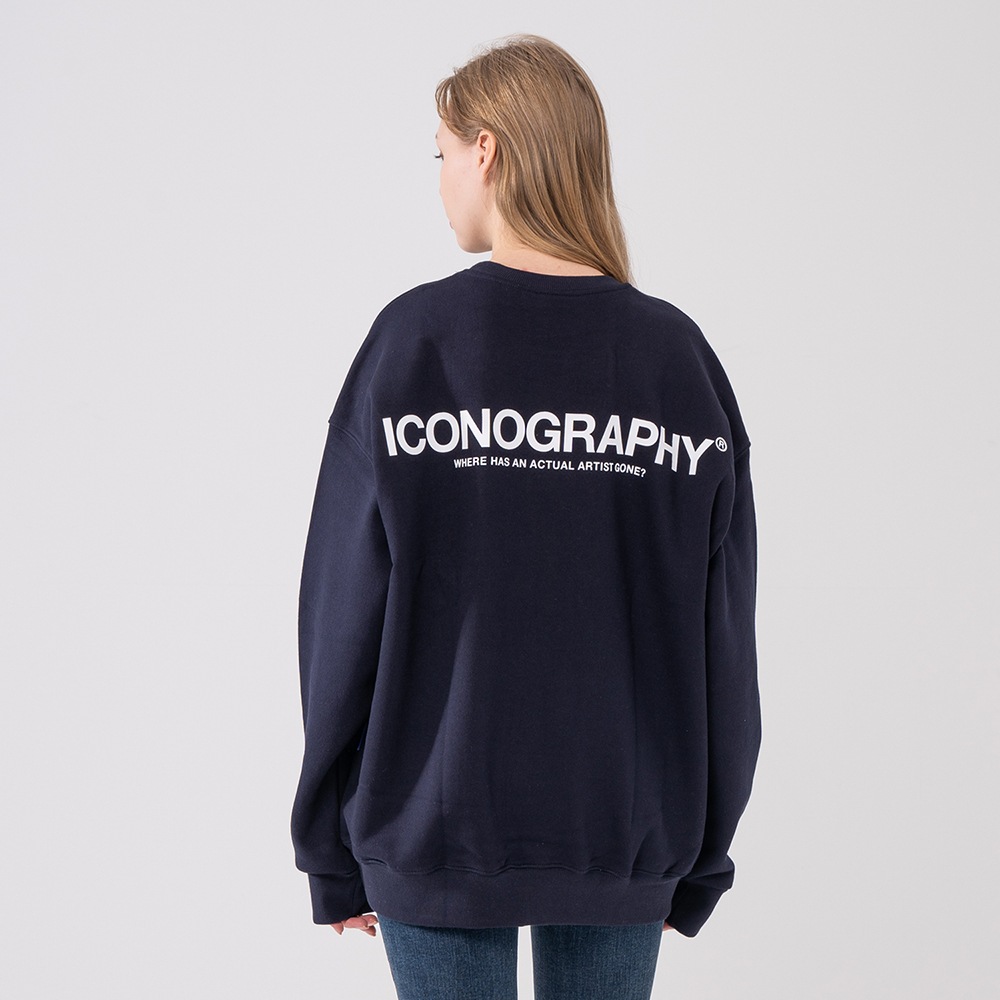 HEAVY COTTON VOLUME PRINT TRINITY NAトレーナー