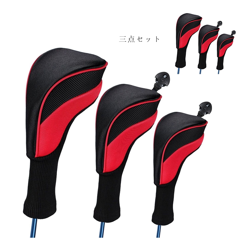 Qoo10] ゴルフヘッドカバー ウッドカバーセット : スポーツ