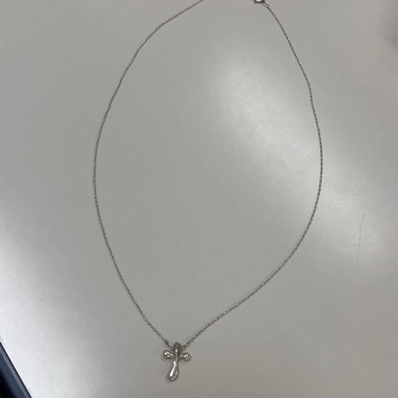 TIFFANY&Co. ティファニー ネックレス シルバー925 シルバー Tiffany &Co. 925刻印【中古】 レディース