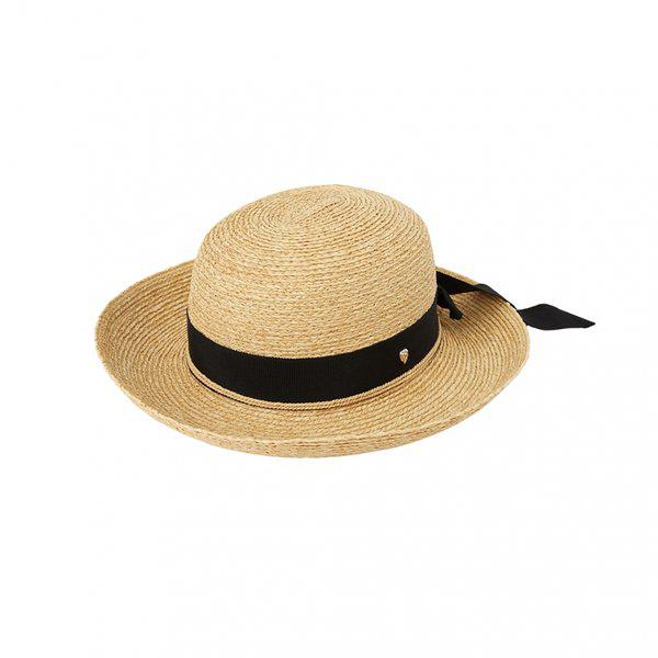 [釜山店] ニューポート 女性 クローシュハット HAT52470 NATURAL MIDNIGHT