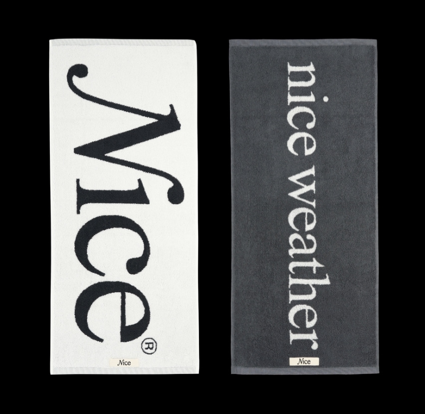 [Nice Weather] NICE,N.W LOGO TOWEL 2P SET