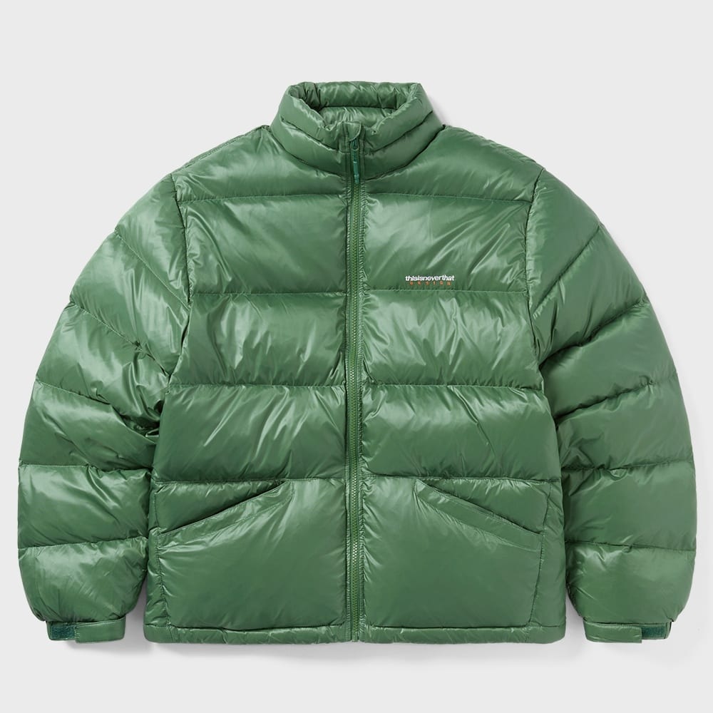 ディスイーズネバーザット DSN ダウンパファージャケット グリーン