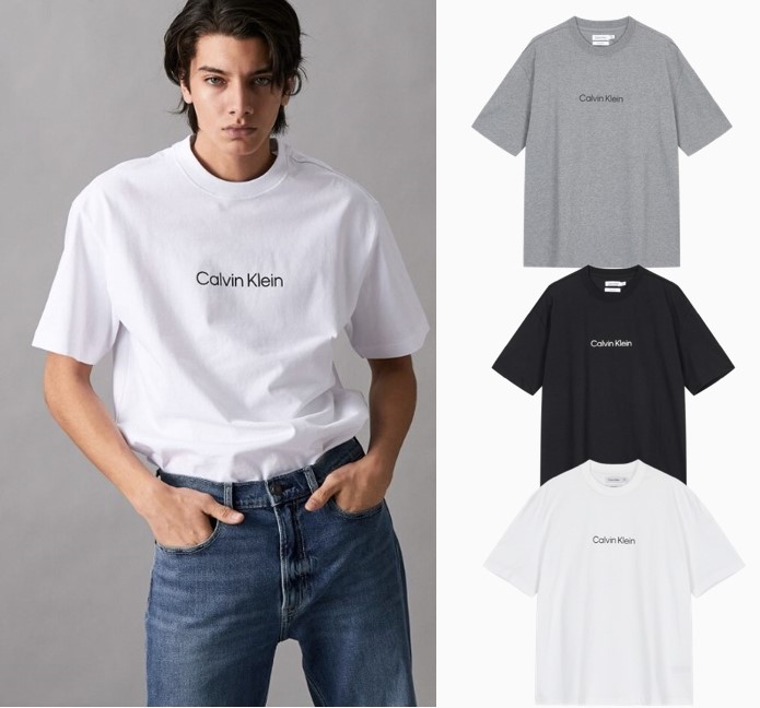 Relax Fit Heavy Cotton Crew Neck T (40HM228 )