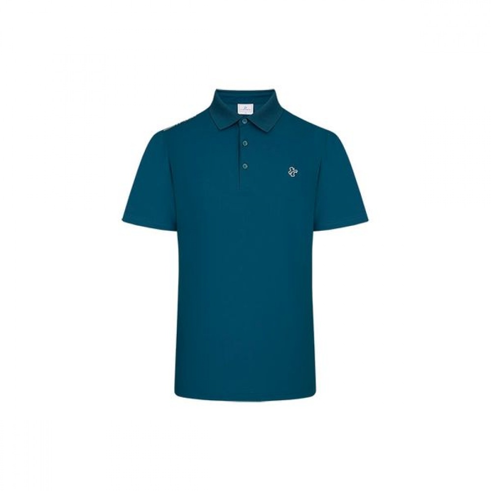 [ルイカステル] メンズトリコットショルダーロゴプリント YOKO Tシャツ