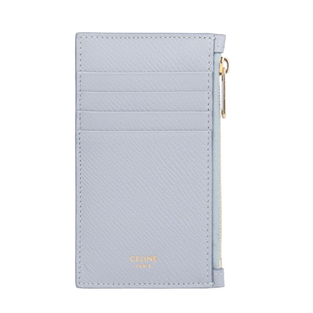セリーヌ コンパクト ジップドカードホルダー カードケース レザー CELINE 中古 美品