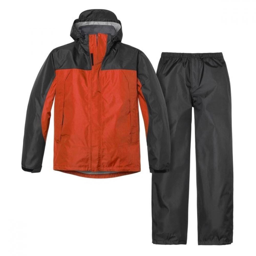 (テスラ) テスラレインコートフード付きジャケットパンツセット TM-MES11