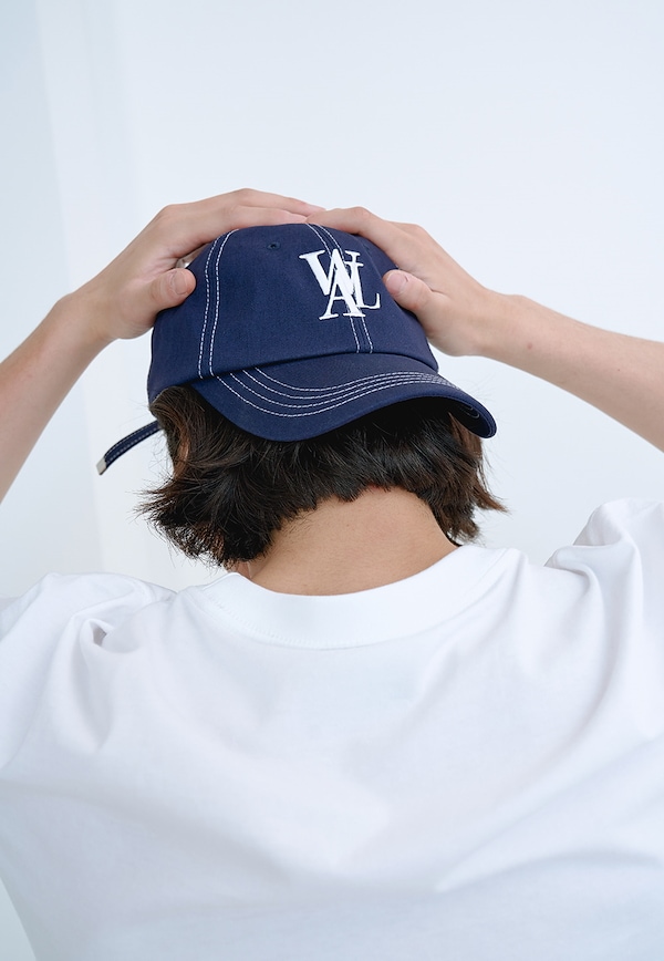 IVE イソ着用wooyoungmi キャップ ☆IVE イソ 着用！！【WOOYOUNGMI】ブラック エンブロイド