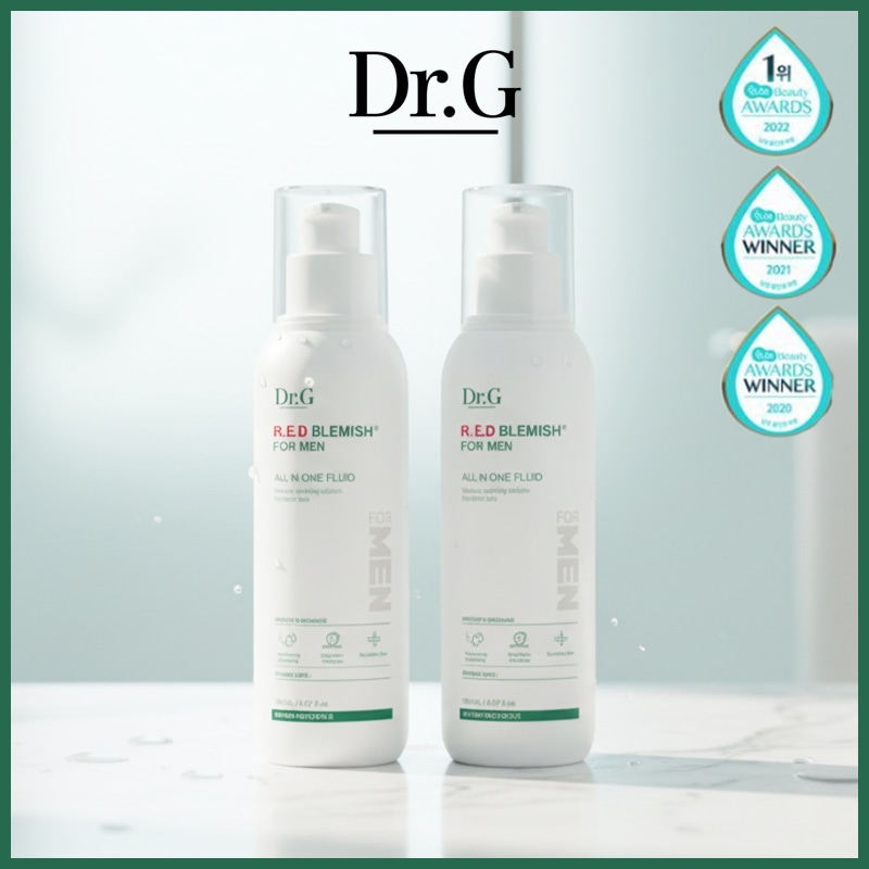 【1+1】レッド ブレミッシュ フォー メン オールインワン フルイド 150ML+150ML メンズ オールインワン 保湿液 鎮静ケア 敏感肌 皮脂ケア 韓国コスメ