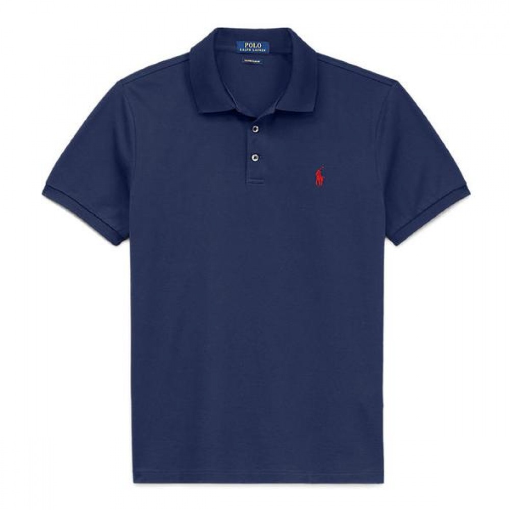 ポロラルフローレンメンズカスタムスリムフィットストレッチメッシュポロシャツ (MNPOKNI1N810191B82)