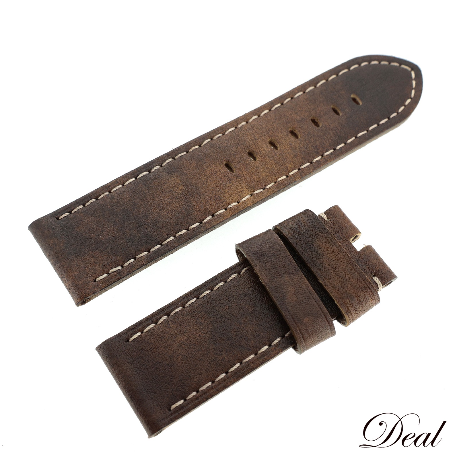 未使用 保管品 パネライ 純正 レザーベルト 尾錠用 26ｍｍ ブラウン メンズ 時計ベルト 29,185円