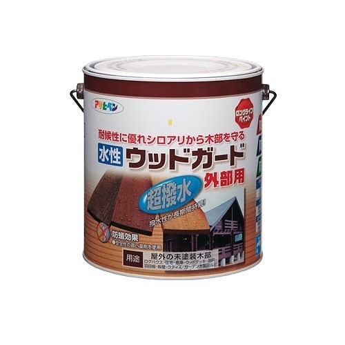水性ウッドガード外部用 クリヤ 3L