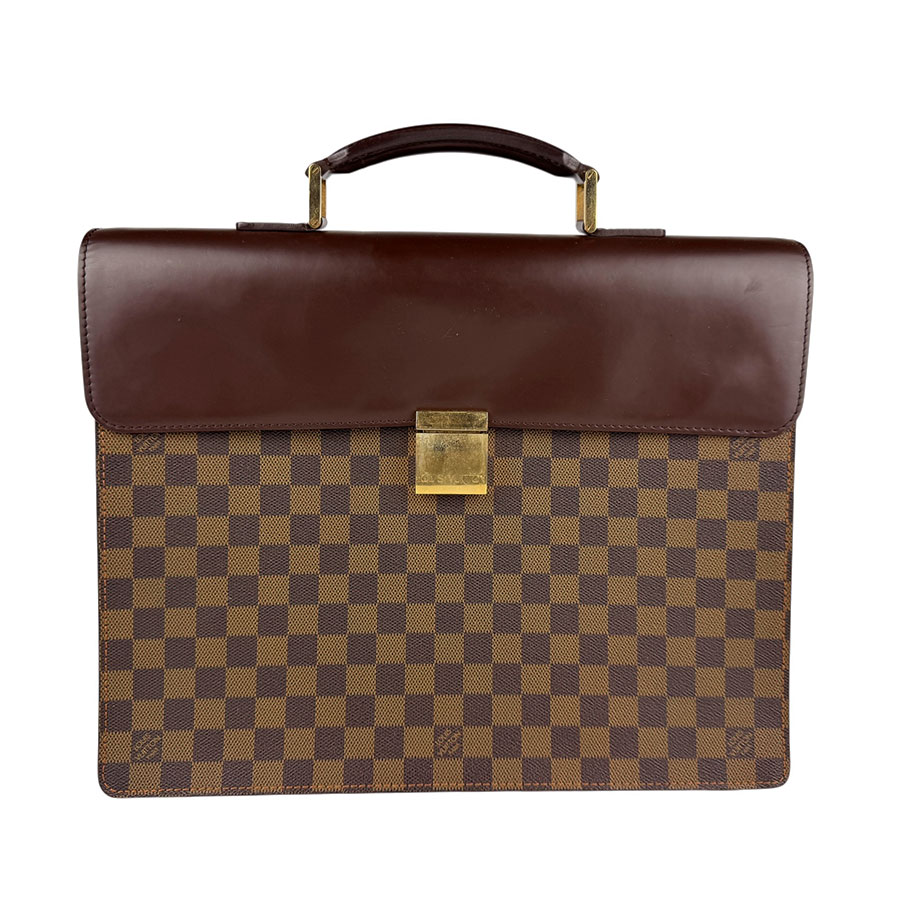 ルイ ヴィトン LOUIS VUITTON ハンドバッグ ビジネスバッグ ダミエ アルトナ PM ダミエキャンバス ブラウン ゴールド メンズ N53315 z6716