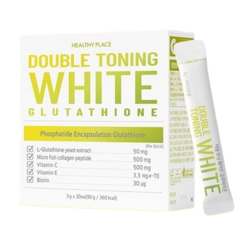 【韓国】ダブル トーニング ホワイト グルタチオン_90g_1個