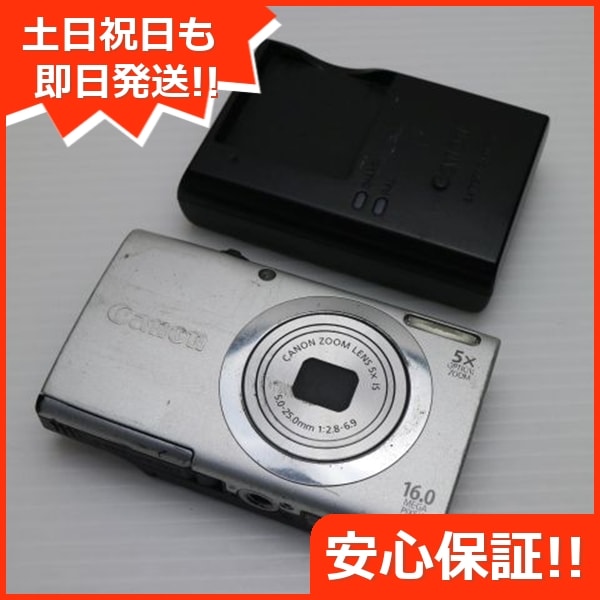 良品PowerShot A2400 IS シルバー デジカメ Canon 24 14,100円