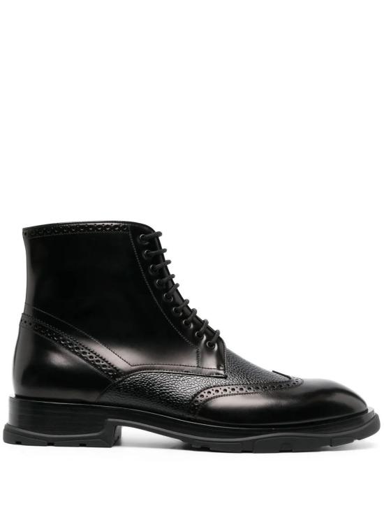 ALEXANDER MCQUEEN Men Boots 750389WIDW1 1000 Black
