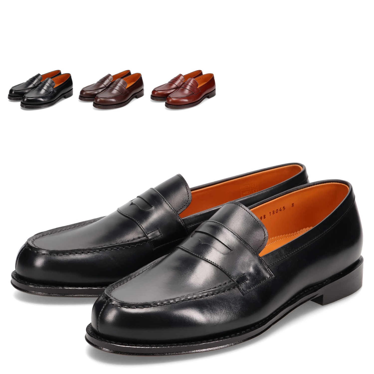 ローファー ペニー ガルーダ メンズ 本革 ブラック ブラウン ダークブラウン 黒 98998