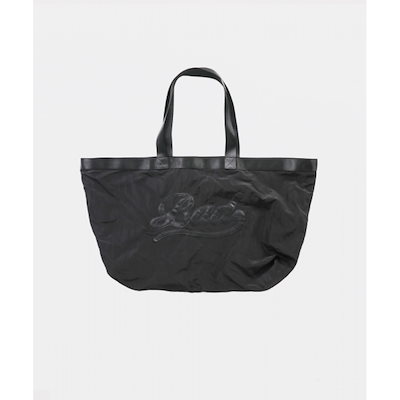 【BADBLOOD】バッドロゴナイロンショッパーバッグ - ホワイト BADBLOOD(バッドブラッド) ショルダーバッグ・ポシェット