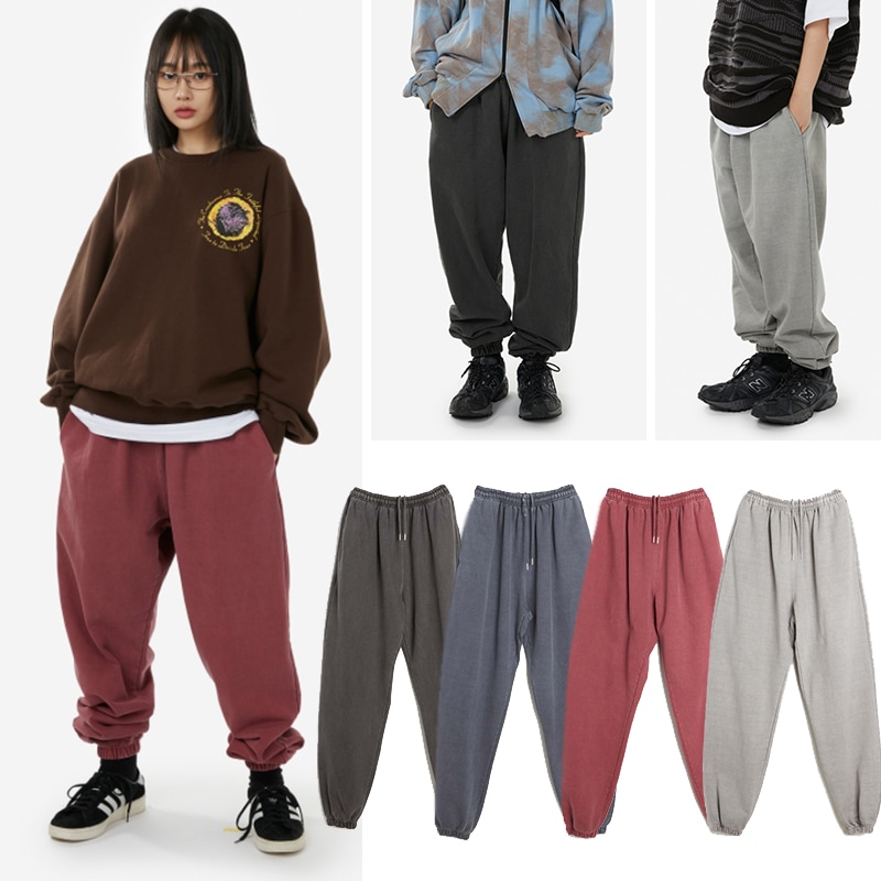 RAU Heavy Over Pigmented Jogger Sweatpants人気 男女兼用