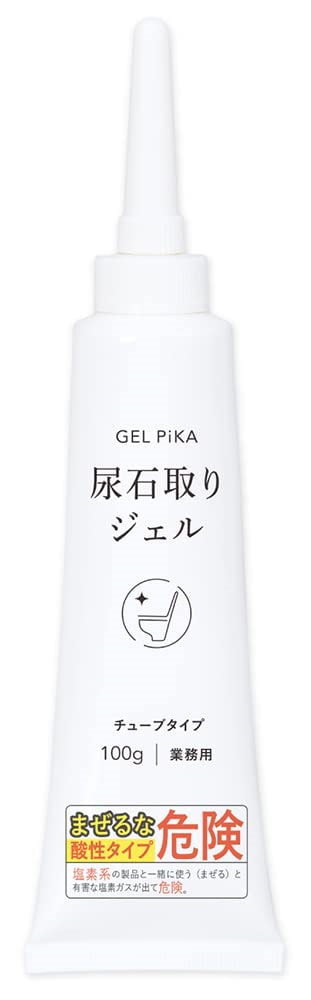他サイト： アルファックス 尿石除去剤 尿石チューブタイプ 業務用 GEL PiKA(ジェルピカ) 尿石取りジェル チューブタイプ 100gの商品画像