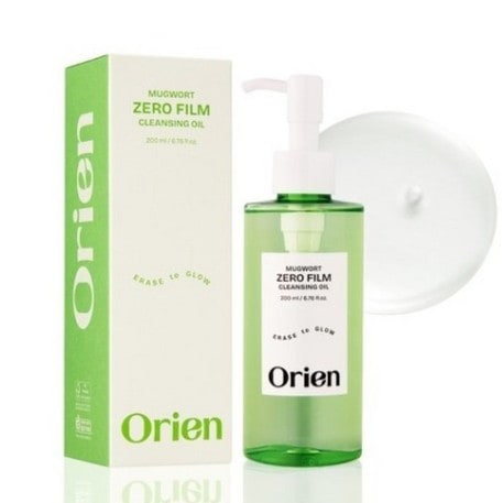 【毛穴すっきり】ORIEN ヨモギ ゼロフィルム クレンジングオイル 200ml 1個 / メイク落とし 毛穴ケア さっぱり 低刺激 しっとり 韓国コスメ