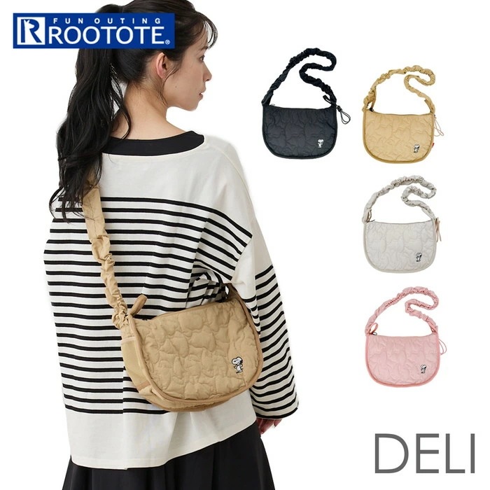 ROOTOTE ルートート スヌーピー 8403 通販 ショルダーバッグ ショルダーバック レディース キルティング 斜めがけバッグ 小さめ ナイロン 軽量 軽い おしゃれ 大人 可愛い DELI P 4,851円