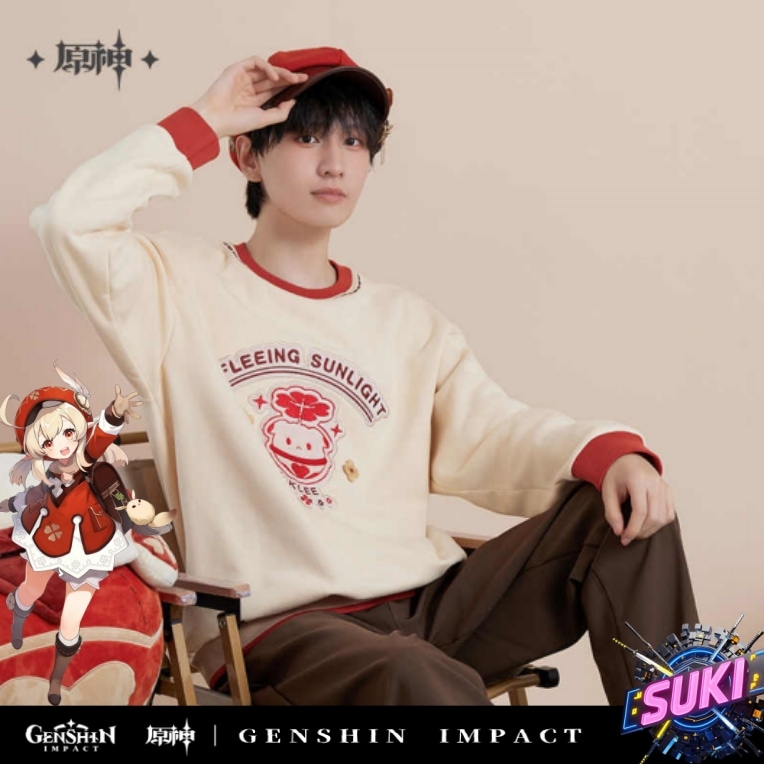 【プロ品質を極める!】原神 グッズ / クレー インプレッションシリーズ / スウエット / Genshin Impact Klee 可莉 げんしん コスプレ 2