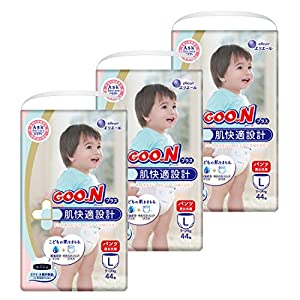 【パンツ Lサイズ】グーンプラス 肌快適設計 (914kg) 132枚(44枚3) [ケース販売]