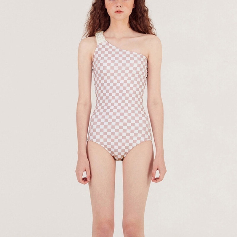 ワンピース水着 レディース 水着 スイムウェア ビーチウェア ワンピース M L XL プラスサイズ 大きめサイズ サイズ豊富 ワンカラー トライアングル レディースファッション 女性用 フェミニン