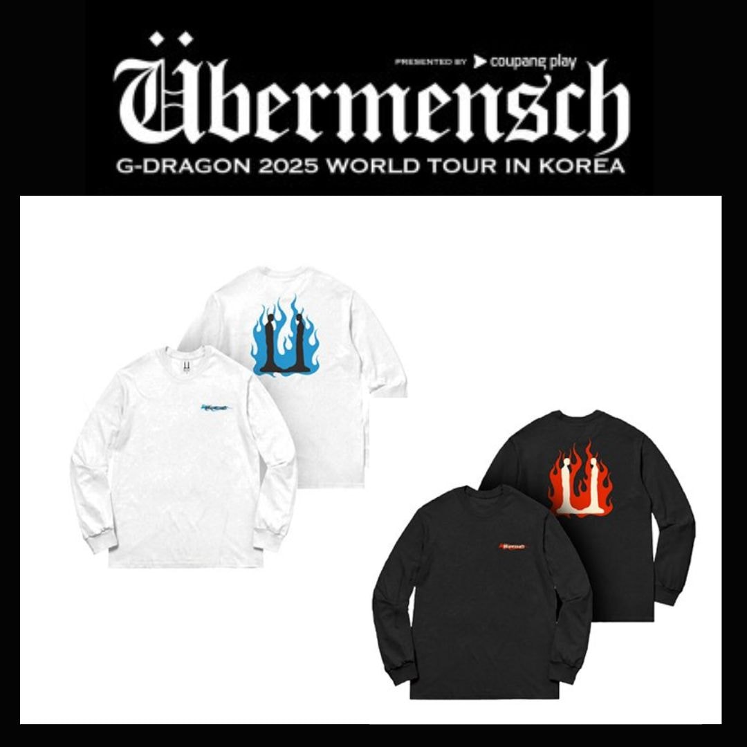 【 国内よりすぐ発送 】 G-DRAGON MEDIA EXHIBITION [Ubermensch] OFFICIAL MD [ ロングTシャツ ] クォンジヨン KWON JI YONG
