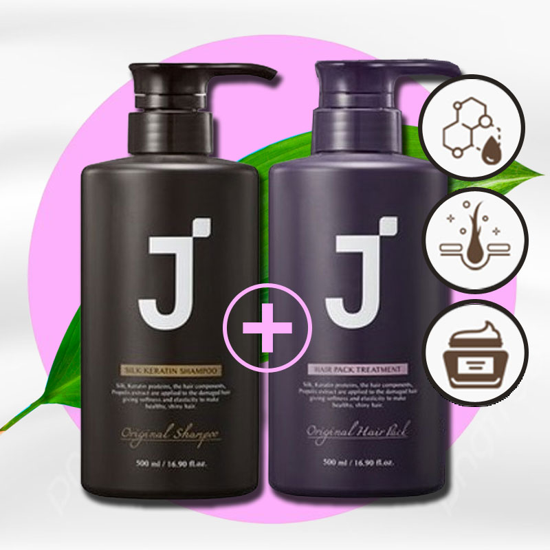 シルクケラチン ダメージケア シャンプー＋トリートメント セット（各500ml）1セット