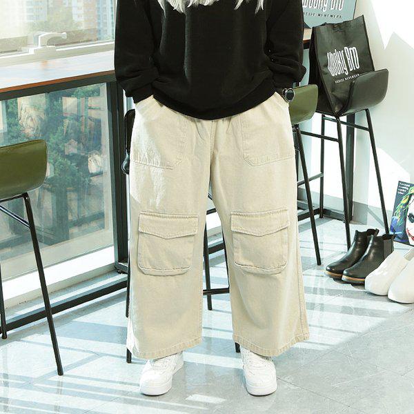 WPE メンズ フレグランス フロントポケット ワイドパンツ